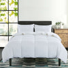 Feather and Loom 420 TC White Goose Down Comforter & Pillow Set Image