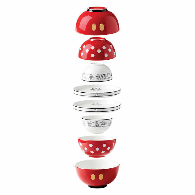 Disney Luna 8-piece Nesting Porcelain Dinnerware Set