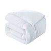 Feather and Loom 420 TC White Goose Down Comforter & Pillow Set