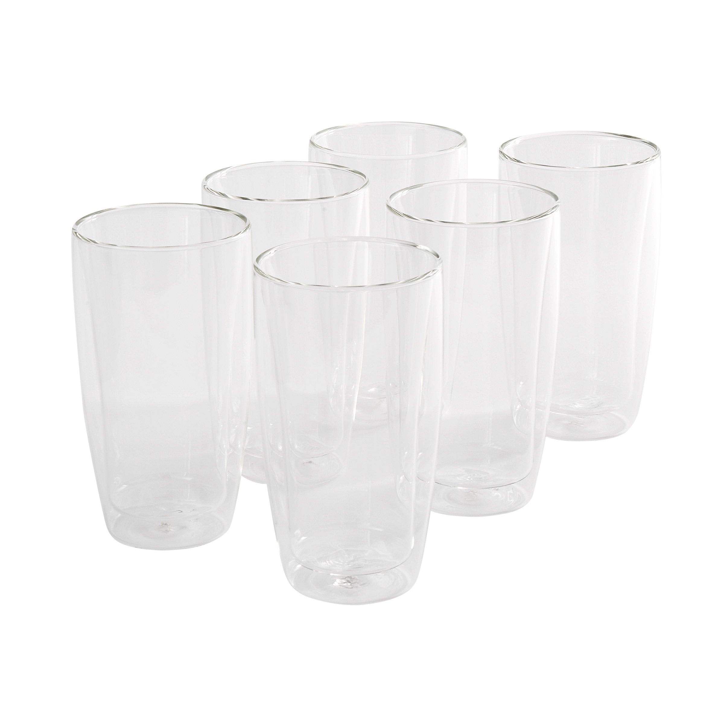 J.A. Henckels 11.8Oz Double Wall Glass Set, 6-Piece