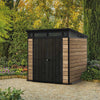 Keter DecoCoat 7x7 Premium Modern Outdoor Storage Shed