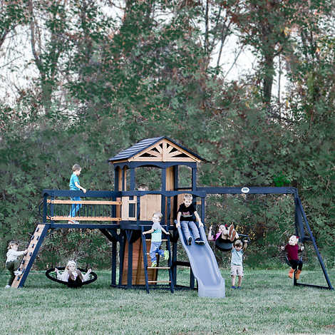 Backyard Discovery Timber Crossing Swing Set