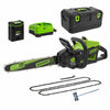 Greenworks 80V 18" Gen 2.5 2.5KW Chainsaw with 4ah Battery