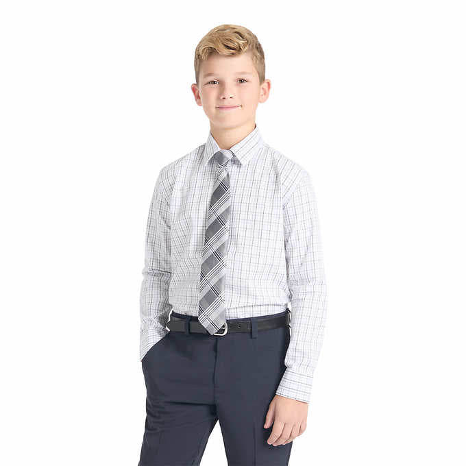 Kenneth Cole Youth Dress Shirt & Tie