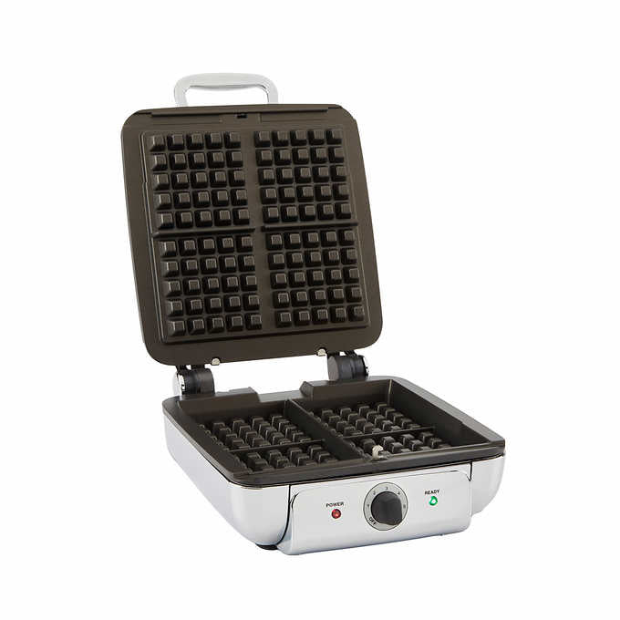Gourmet Waffle Maker with Removable Plates