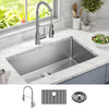 Delta 32” Undermount 16 Gauge Kitchen Sink with 18” Kitchen Faucet Image