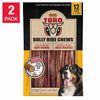 Cadet TORO Bully Hide Chews All-Natural Dog Chews 9-12" 12-count, 2-pack