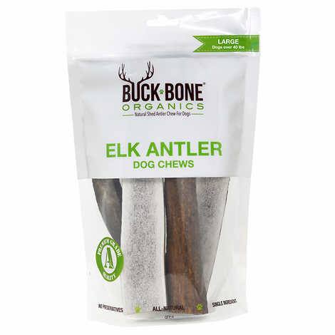 Buck Bone Organics Elk Antler Dog Chews