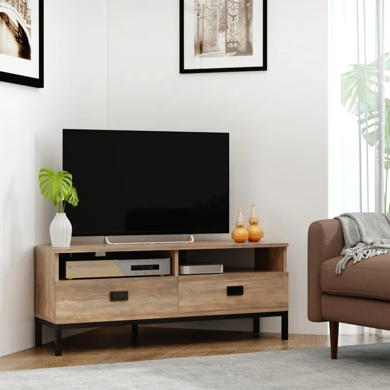 Open Corner TV Cabinet