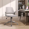 Vinsetto Ergonomic Office Chair Middle Back Office Computer Swivel Rolling Chair with Height Adjustable Comfort and Padded Armrests - Grey