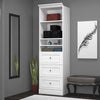 Bestar Audrea 25" Organize It Storage Unit with 3 Drawers in White