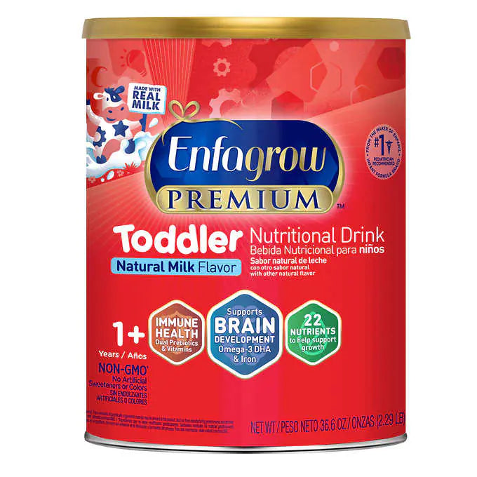 Enfagrow Premium Non-GMO Toddler Next Step Formula Stage 3, 36.6 oz