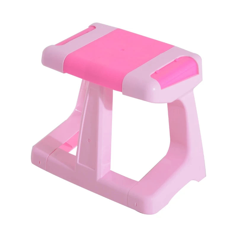 Qaba 32 Key Princess Kids Electronic Keyboard with Stool and Microphone - Pink