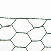 PawHut 39 in x 82 ft Chicken Wire Fence, Welded Wire Metal Roll Vegetables Garden Rabbit Fencing, Hexagonal Poultry Fence Wire, for Ducks, Gooses, Dark Green