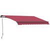 Outsunny Patio Awning Canopy Retractable Deck Door Outdoor Sun Shade Shelter