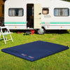 Outsunny Self-Rising Folding Twin Camping/Road Trip Sleeping Pad w/ Durable Design - Green