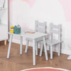 Qaba 4-Piece Kids Table and Chair Set with Storage