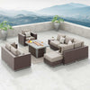 Sirio Soho 10-piece Seating with Fire Table