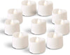 Homemory LED Candles, Last 3X Longer 150 Hours, Realistic Flickering LED Tea Lights, Flameless Votive Candles, Battery Operated Flameless Candles, Pure White Light, Batteries Included, Set of 12