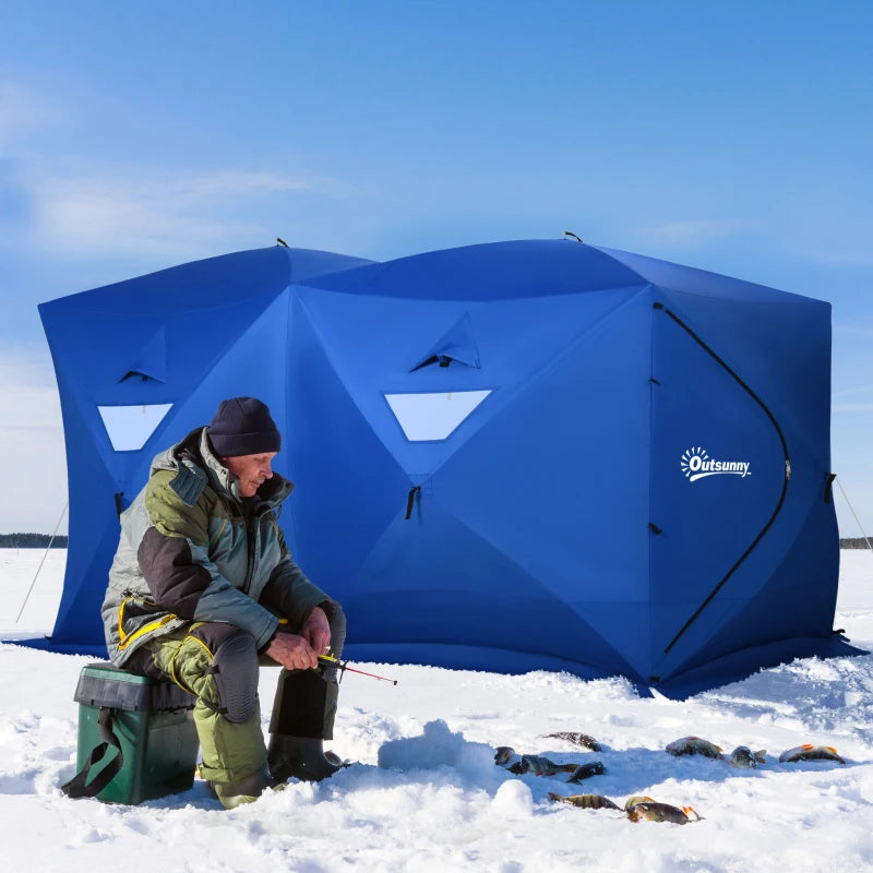 Ice Fishing Tent Waterproof Pop-up Portable Ice Fishing Shelter