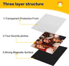 YixangDD Magnetic Picture Frames 10 Packs-Fridge Magnetic Photo Frames-Holds 4 x 6 Inches Photos,Black