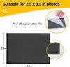 YixangDD 20 Pcs Magnetic picture frames for refrigerator 2.5x3.5Inch-Magnetic photo frames,Black