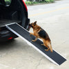 PawHut Folding Dog Ramp Lightweight Aluminium Alloy Frame Anti-slip Surface Portable with Carry Handle