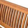 Outsunny 48" Hanging Porch Swing Seat Acacia Wood 2 Person Bench