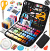 JUNING Sewing Kit with Case, Sewing Supplies for Home Travel and Emergency, Kids Machine, Contains Spools