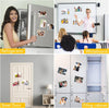 YixangDD 15 Pcs Magnetic picture frames for refrigerator 4x6Inch-Magnetic photo frames,White