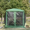 Outsunny Camping Pop-Up Screen House Gazebo Instant Setup Tent Fits 3-4 People-1