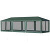 Outsunny 10' x 30' Party Tent, Event Shelter Gazebo with Removable Mesh Side Walls, Green