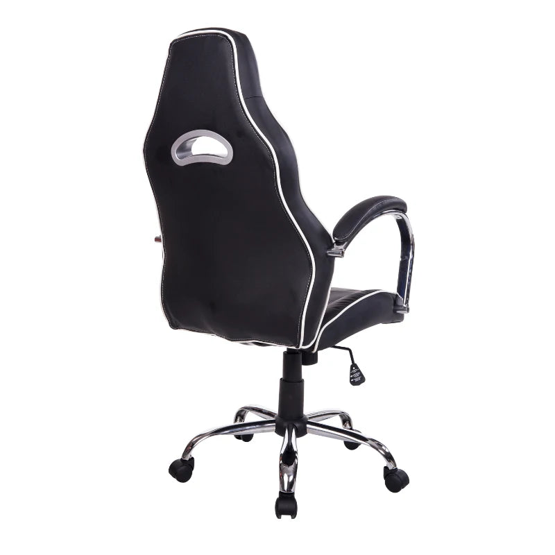 HOMCOM High Back Racing Style Ergonomic Gaming Chair - Blue / Black