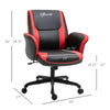 Vinsetto Breathable Faux Leather Office Computer Desk Chair for with an Adjustable Height & a Unique Racing Style - Red
