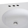 Open Box Kleankin 34” Modern Single Ceramic Sink Bathroom Vanity Set - Soft Grey