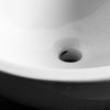 kleankin DIY Hemispherical Shaped Basin Style Water Bowl, Easy To Clean, White