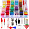 YITOHOP 200pcs+ Embroidery Floss Cross Stitch Threads String Kit with Organizer Storage Box