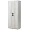 HOMCOM 63" 2-Door Kitchen Pantry, Freestanding Storage Cabinet with 2 Adjustable Shelves for Kitchen or Living Room, Brown