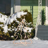 Outsunny Christmas LED Rope Light Christmas Tree Outdoor Decoration, Green
