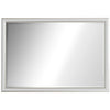HOMCOM 59" x 20" Modern Full Length Mirror, Wall Mirror for Living Room, Bedroom, Hanging and Leaning Floor Mirror, Vertical or Horizontal, Silver/Gray