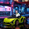 ShopEZ USA Black Lamborghini GT 12V Kids Ride-On Toy, Battery Powered Sports Car w/ Remote