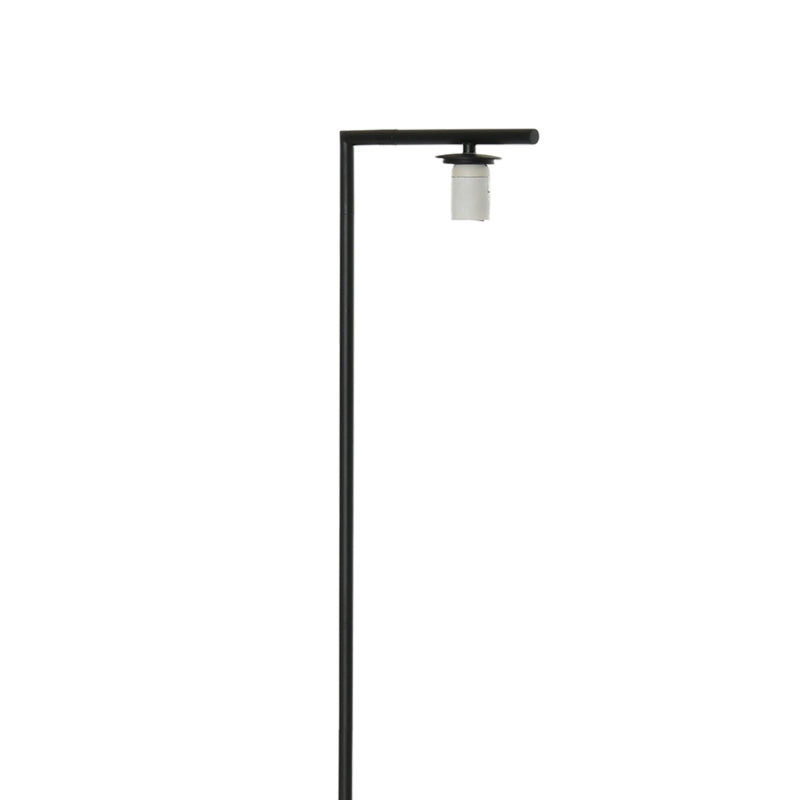 HOMCOM Modern Standing Floor Lamp Metal Bedroom Light w/ 350° Adjustable Shade, Gold