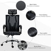 Vinsetto Mesh Office Chair Ergonomic Desk Chair with Rotate Headrest, Lumbar Support & Adjustable Height, 360° Swivel Computer Chair