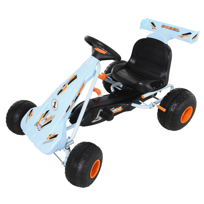ShopEZ USA Outdoor Children Playing Pedal Kart Toy w/ Gear Adjustments & Comfort Seat Race