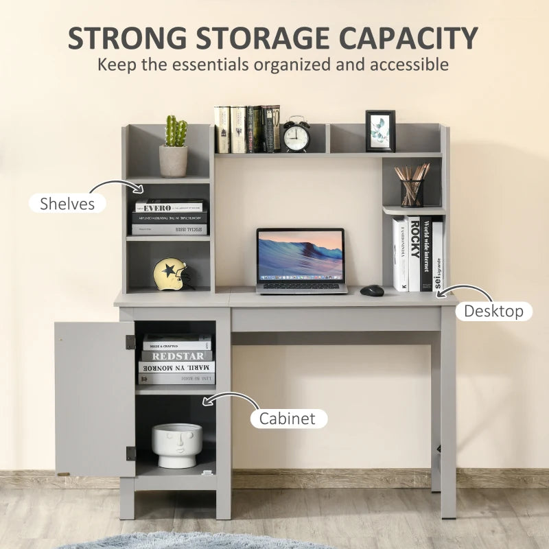 Farmhouse computer online desk with storage