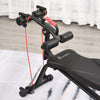 Soozier Multifunctional Sit Up and Dumbbell Weight Bench with 4-Angle Adjustable Backrest & Lightweight Portable Design