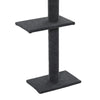 Pawhut 114" Modern Cat Tree Floor-to-Ceiling Adjustable Staggered Climbing Cat Tree Tower