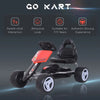 ShopEZ USA Kids Go Kart, 4 Wheeled Ride On Pedal Car, Racer for 3 years, for Boys and Girls, Outdoor - Red