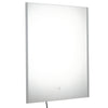 kleankin 42W Wall Mount  Bathroom Mirror Waterproof Make Up Defogging w/ Sensor Switch - White LED Light