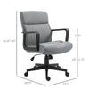 Vinsetto High Back Office Computer Swivel Rolling Task Chair with Height Adjustable Comfort and Easy Padded Armrests